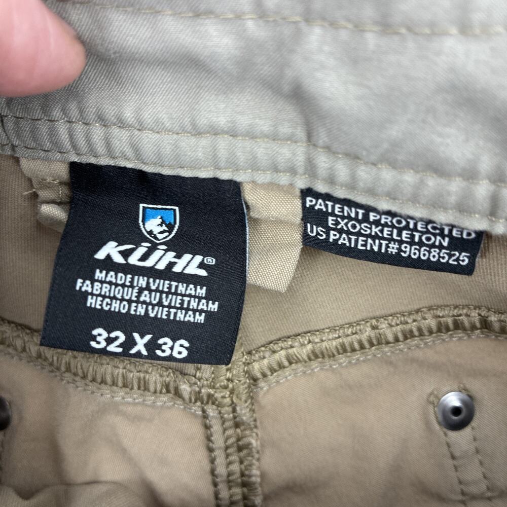 Kuhl Radikl Pants Men 32x36 Brown Stretch Outdoors Active Hike Camp (Fits 32x34) - Picture 4 of 16